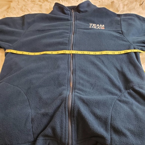 TEAM USA FLEECE TEAL FULL ZIP LIGHTWEIGHT JACKET WOMEN'S SIZE LARGE/ XL - Picture 10 of 13